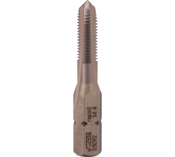 Метчик для вставки VOELKEL STI М4 шаг 0.7 мм HSS-G a=1/4 03092 V03092 1