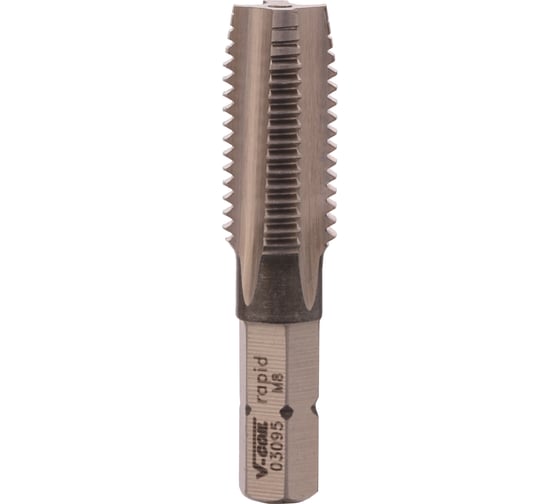 Метчик для вставки VOELKEL STI М8 шаг 1.25 мм HSS-G a=1/4 03095 V03095