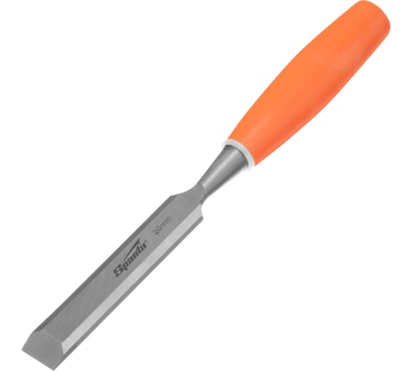Стамеска SPARTA 20 мм, плоская, пластмассовая ручка 244235