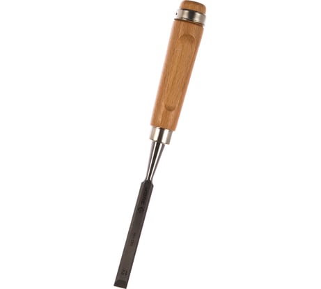 Стамеска-долото с деревянной ручкой, хромованадиевая, 12мм Зубр ЭКСПЕРТ 18096-12