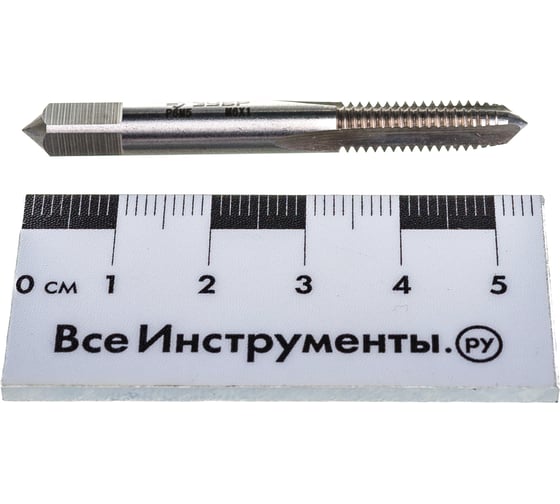 Машинно-ручной метчик, одинарный, для нарезания метрической резьбы ЗУБР М6 x 1,0 4-28005-06-1.0_z01