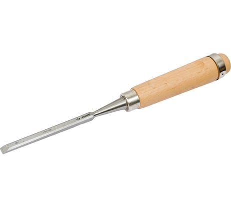 Стамеска-долото с деревянной ручкой, хромованадиевая, 8мм Зубр ЭКСПЕРТ 18096-08