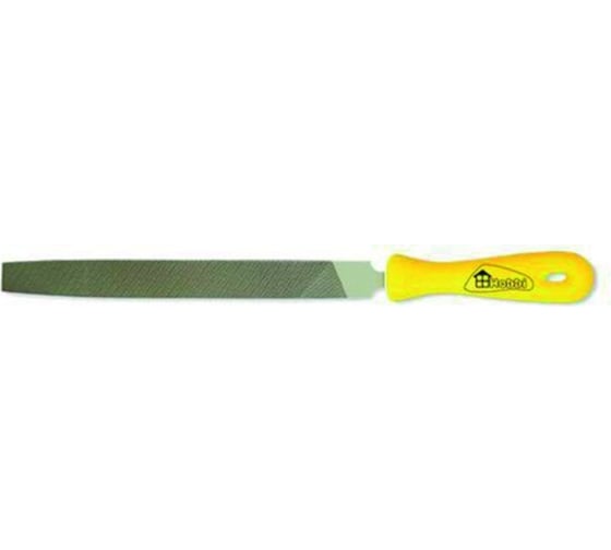 Плоский напильник, пластмассовая рукоятка, 200мм, №2 РемоКолор 40-1-242