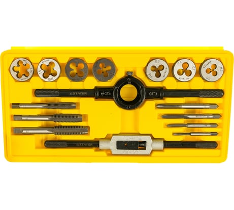 Набор метчиков и плашек STAYER MASTER 16 предметов 28010-H16_z01
