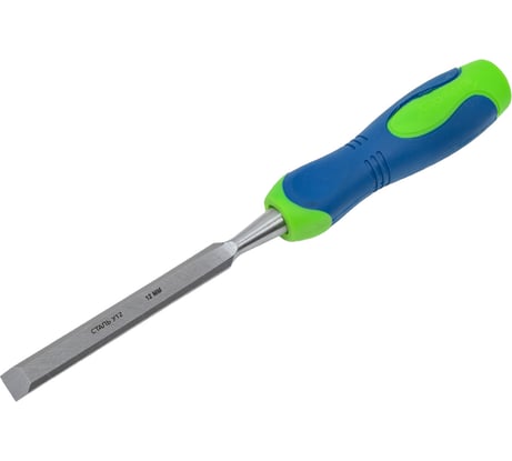 Долото-стамеска, 12мм, двухкомпонентная рукоятка СИБРТЕХ 24477