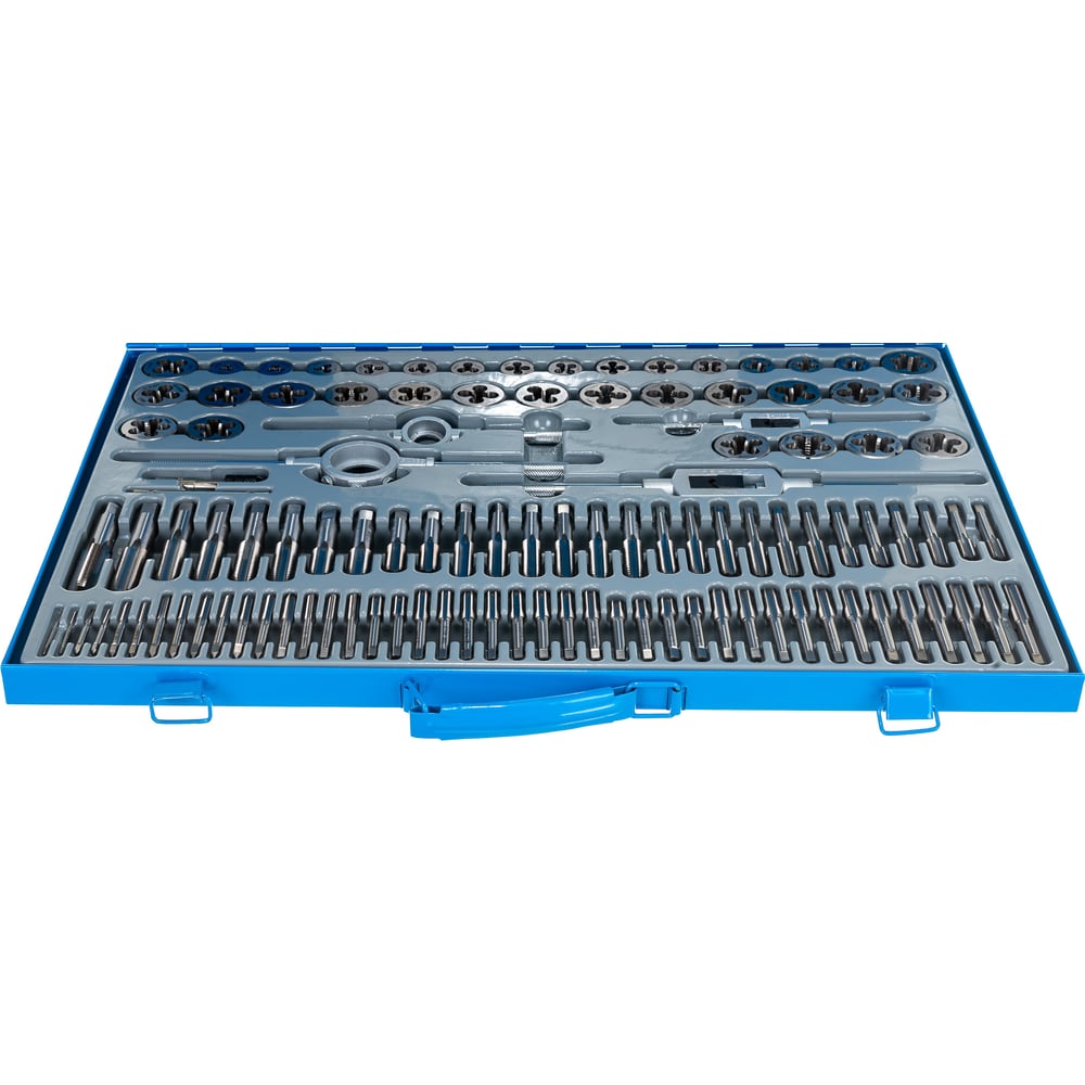 Наборметчиковиплашек"ПРОФЕССИОНАЛ",стальР6М5,110предметовЗУБР28110-H110