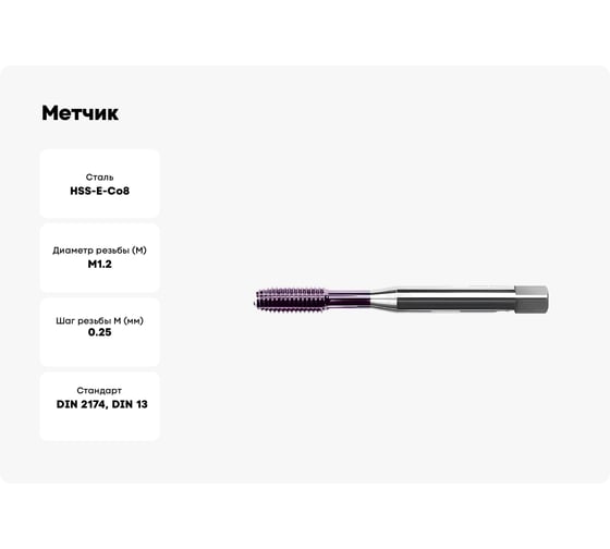 Метчик АКСИС TC85M1.2TCN-G 00001589901
