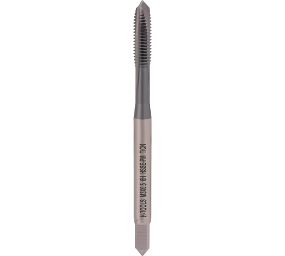 Метчик H-Tools машинный М3 шаг 0.5 DIN371 HSSEPM-TiCN 118M01-C4-0030