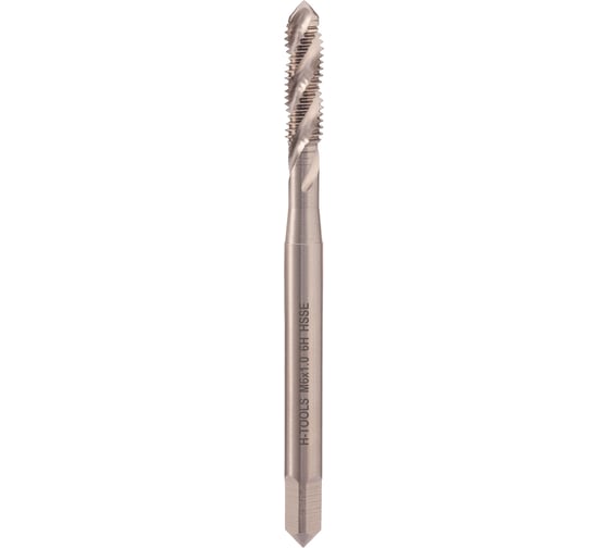 Метчик H-Tools машинный с винтовой канавкой М6 шаг 1.0 DIN371 HSSE 511101-C2-0060