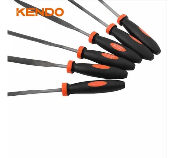Набор надфилей KENDO 6 предметов, 3х140 мм 30181