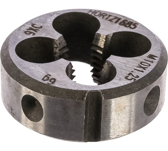 Плашка HORTZ М10x1.25 9ХС 204009