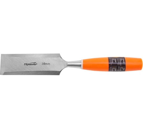 Стамеска SPARTA 38 мм, плоская, пластмассовая ручка 244405