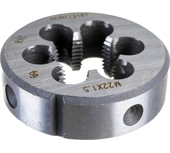 Плашка HORTZ М22x1.5 9ХС 204054