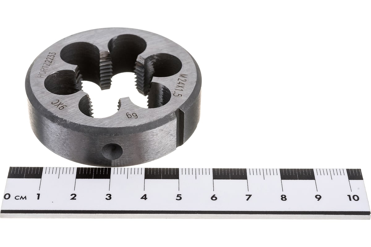 Плашка HORTZ М24x1.5 9ХС 204059 - выгодная цена, отзывы, характеристики ...