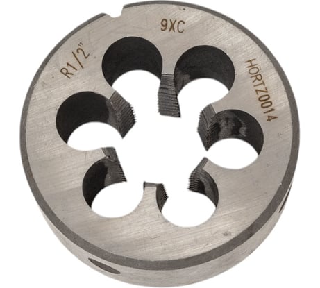 Трубная коническая плашка HORTZ R1/2" 9ХС 204146