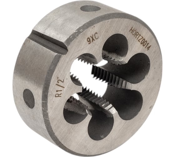 Трубная коническая плашка HORTZ R1/2" 9ХС 204146