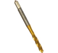 Метчик M5x0,8 HSS M2 TiN спиральный ПрофОснастка №416 арт. 50221016