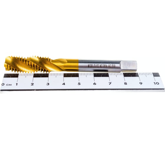 Метчик M12x1,75 HSS M2 TiN спиральный ПрофОснастка №442 арт. 50221042