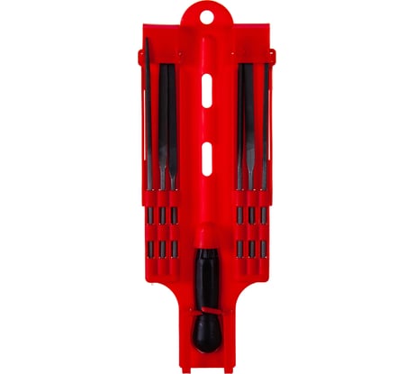 Набор надфилей ЗУБР с пластиковой ручкой, с подвеской 140мм 6шт 4-16055-H6