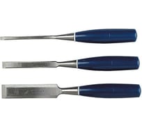 Набор стамесок STAYER ЕВРО, плоские с пластмассовой ручкой, 6/12/25, 3шт 1820-H3