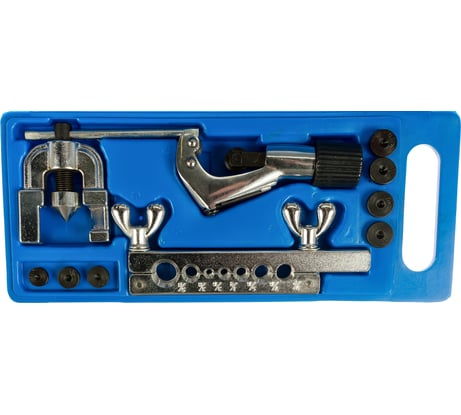 Набор для развальцовки труб Rockforce 10 предметов, в кейсе RF-656A(19147)