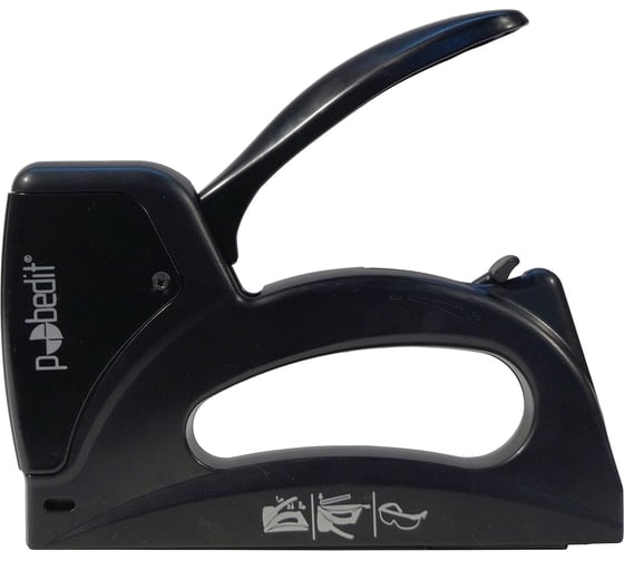 Мебельный степлер Pobedit Decor пластиковый, скобы 6-14 мм 2916120 1