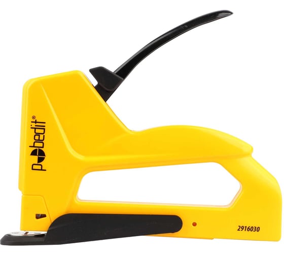 Мебельный степлер Pobedit Master+ пластиковый, скобы 6-10 мм 2916030