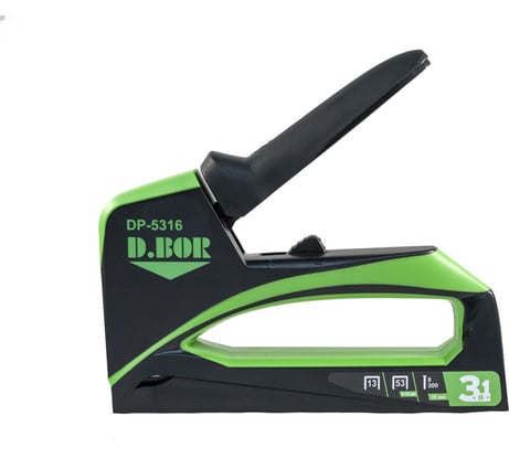Ручной степлер D.BOR Plastic Maxi DP 5316 П 53, П 13 6-16 мм, Т 8-300 16 мм DP-5316