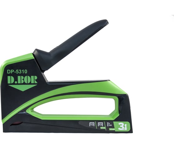 Ручной степлер D.BOR Plastic Mini DP 5310 П 53, П 13 6-10 мм, Т 8-300 10 мм DP-5310 1