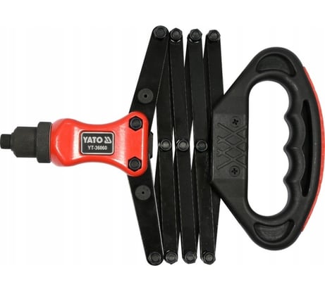 Заклепочник YATO-гармошка, 2,4-6,4мм YT-36060 394936060 092 1