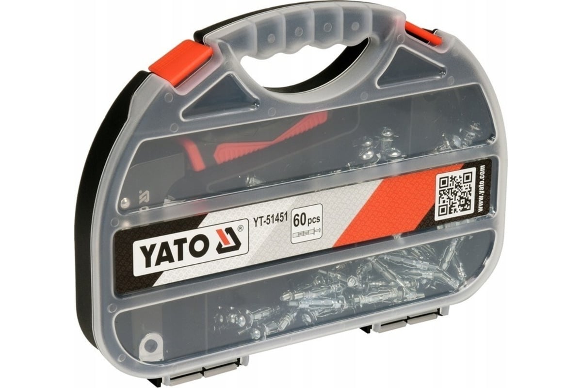 Пистолет для установки дюбелей Молли YATO +60 дюбелей YT-51451 ...