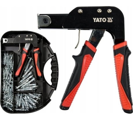 Пистолет для установки дюбелей Молли YATO +60 дюбелей YT-51451