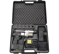 Электрический пресс-инструмент Зубр "ШиреФит" для развальцовки труб в пластиковом кейсе 14-32 мм 51615