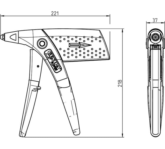 Заклепочник Gesipa flipper box М00008059
