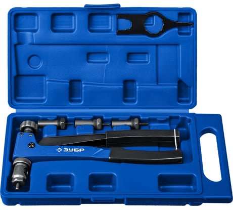 Резьбовой заклепочник в кейсе ЗУБР Профессионал Р-М6 М3 - М6 31055