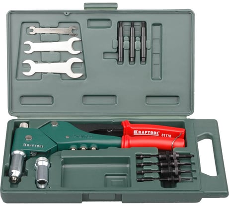 Поворотный многофункциональный заклепочник KRAFTOOL INDUSTRIE 31178