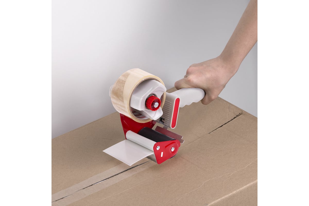 Диспенсер для клейкой упаковочной ленты BRAUBERG для ленты шириной до ...