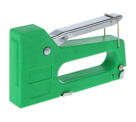 Степлер ТУНДРА мебельный пластиковый корпус, тип скоб 53, 4 - 8 мм 1550259