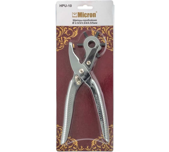 Щипцы-пробойник Micron HPU-10 6 насадок 655056