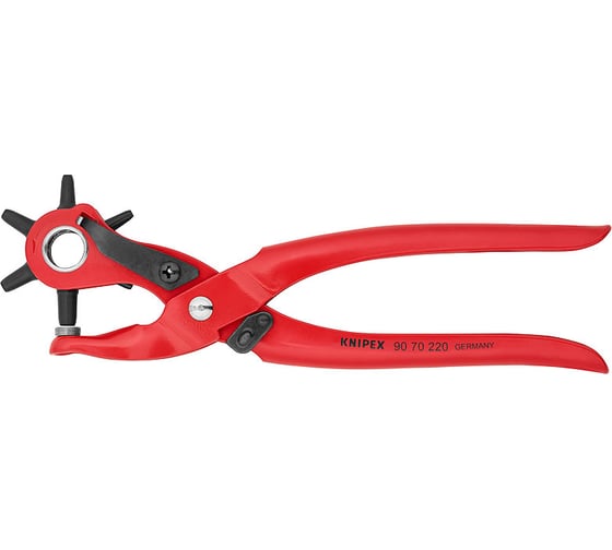Дырокол Knipex 6 сменных пуансонов 2.0/2.5/3.0/3.5/4.0/5.0 мм KN-9070220SB 1