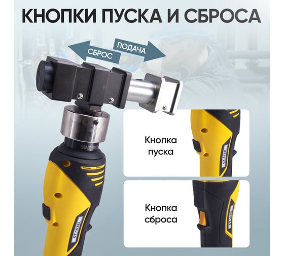 Набор для опрессовки и расширения труб PEX Car-tool аккумуляторный, гидравлический CT-1632L