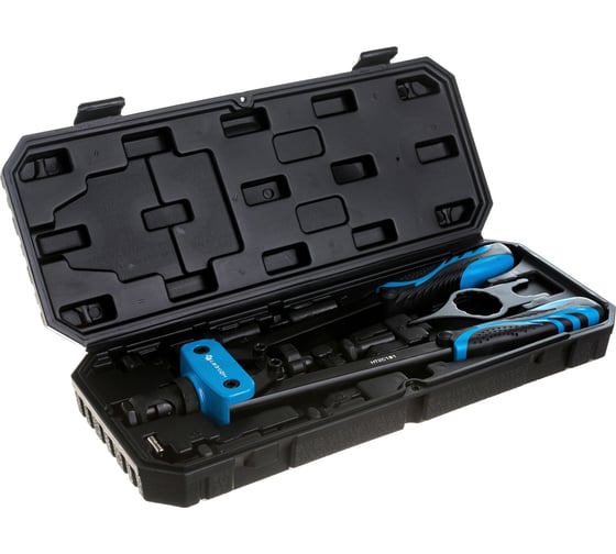 Двуручный заклепочник HOEGERT TECHNIK для резьбовых заклепок, M3-M6, M8, M10 HT2C181