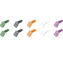 Клипса для маркировки инструмента Knipex ColorCode Clip цветная, 5 цветов Микс 2, 10 шт, KN-006110CV02