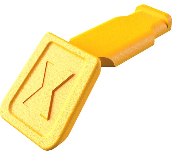 Клипса для маркировки инструмента Knipex ColorCode Clip цветная, жёлтая, 10 шт, KN-006110CY