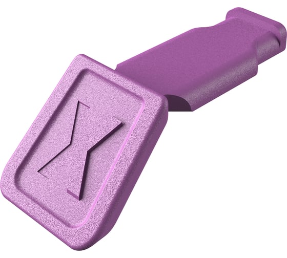 Клипса для маркировки инструмента Knipex ColorCode Clip цветная, фиолетовая, 10 шт, KN-006110CV