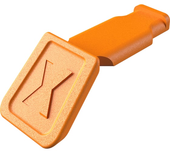 Клипса для маркировки инструмента Knipex ColorCode Clip цветная, оранжевая, 10 шт, KN-006110CO