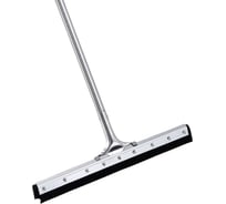 Сгон напольный/ выравниватель резиновый для наливных полов и бетона RoomBroom 80см без рукояти под черенок RB2163