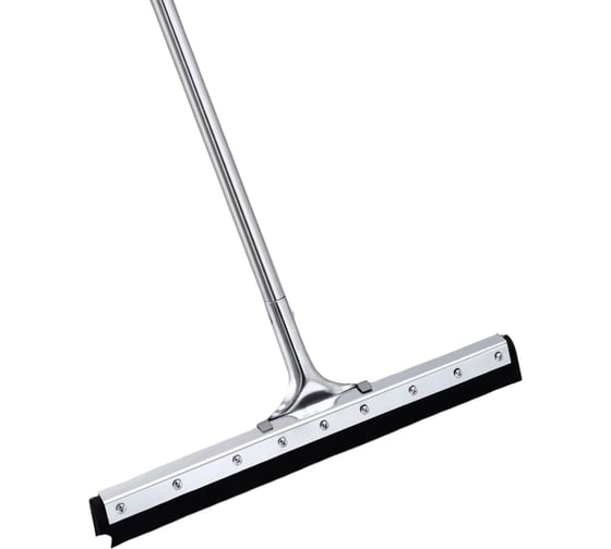 Сгон напольный/ выравниватель резиновый для наливных полов и бетона RoomBroom 80см без рукояти под черенок RB2163
