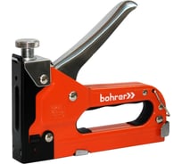 Мебельный степлер BOHRER 3 в 1, с регулировкой силы, металлический 44131412