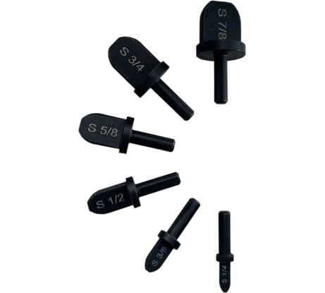 Набор развальцовок для труб с треугольным наконечником Turbosky PE-3 6шт 703